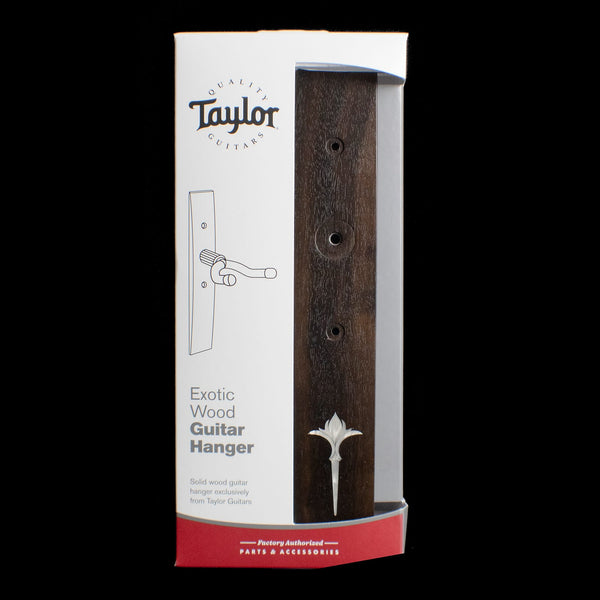 Taylor Exotic Wood Guitar Hanger Ebony w/ Presentation Series Nouveau Inlay