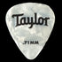 Taylor Celluloid 351 Guitar Pick Pack White Pearl 12 Pack .71mm
