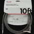 Fender Professional Series Straight to Right Angle Instrument Cable 10ft Black